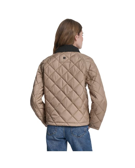 DKNY Blue Quilted Jacket