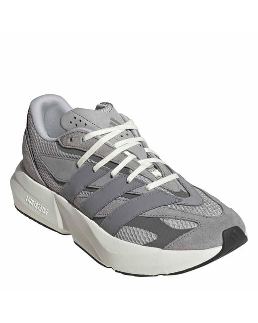 Adidas Gray Lightblaze Trainers for men