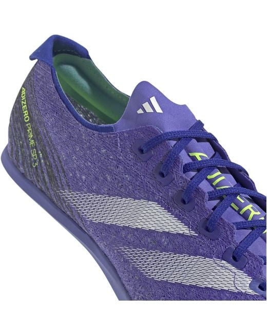 Adidas Blue Adizero Prime Sp3 Training Shoes for men
