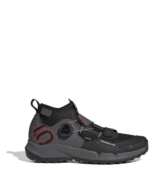 Five Ten Black Adidas 5.10 Trailcross Pro Clip-In Mountain Bike Shoes