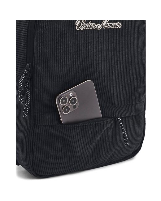 Under Armour Black Loudon Corduroy Backpack
