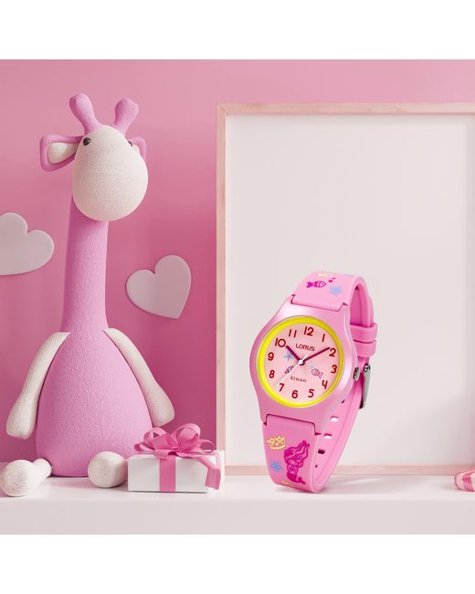 Lorus Pink Analogue Quartz Watch
