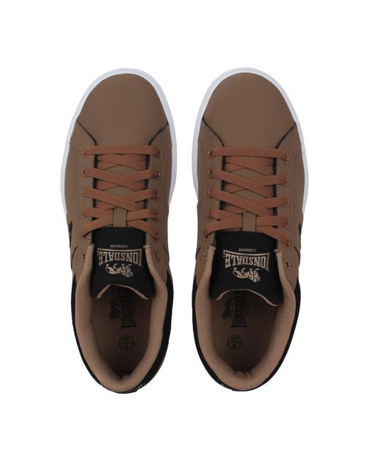 Lonsdale Brown Latimer Trainers for men