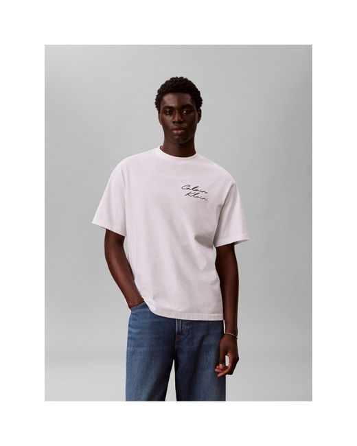 Calvin Klein White T-Shirt for men