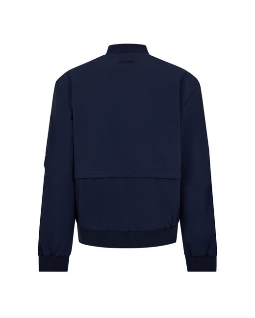 Guess Blue Achille Bomber Jacket for men