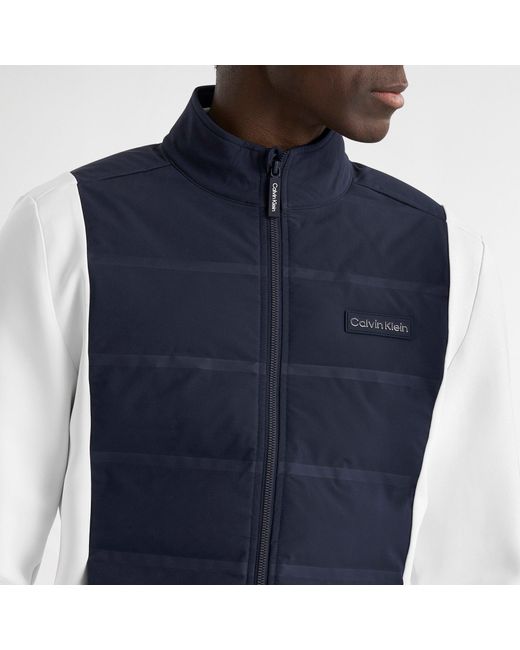 Calvin Klein Blue Performance Golf Jacket for men