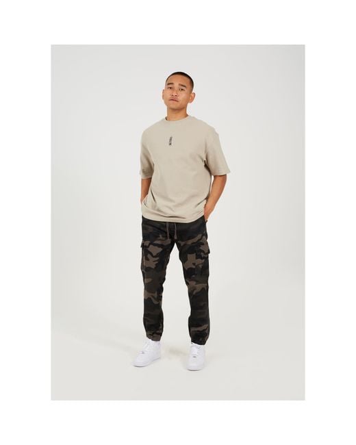 Brave Soul Multicolor Camo Cuffed Trouser for men
