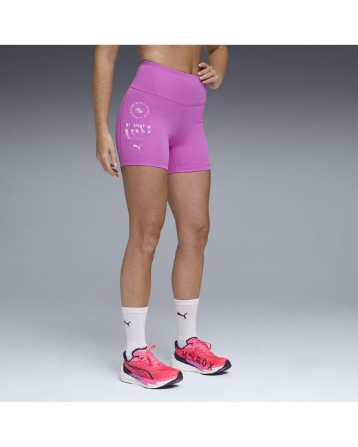 PUMA Purple Hyrox Essentials Short Tights