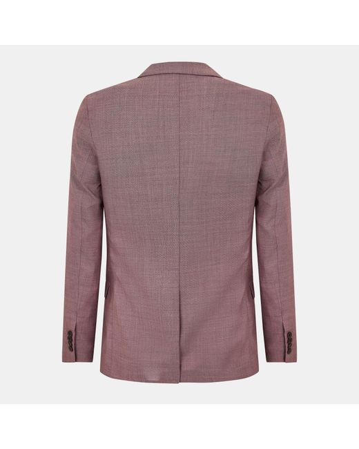 Ted Baker Purple Buggy Lined Suit Jacket for men