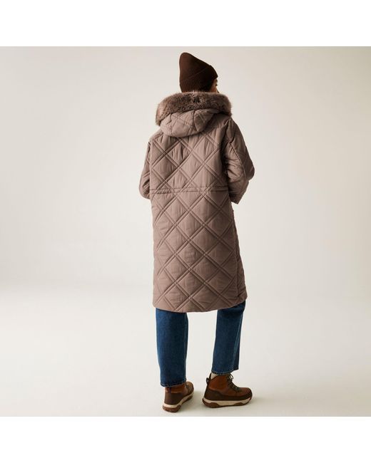 Regatta Brown Freyla Water Resistant Insulated Quilted Jacket