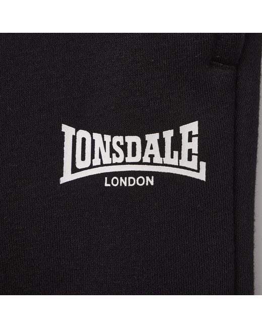 Lonsdale Black Essential Joggers for men