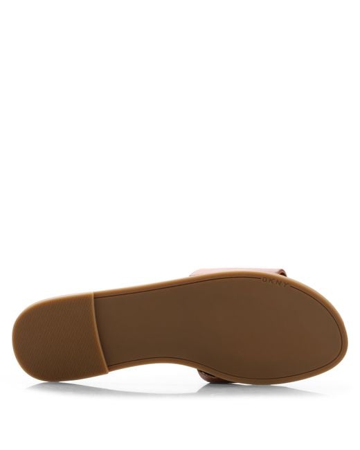 DKNY Brown Wanda 2 Flat Sandal