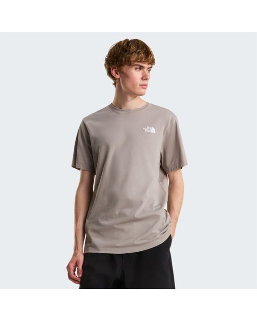 The North Face Gray Never Stop Exploring Regular Fit T-Shirt for men
