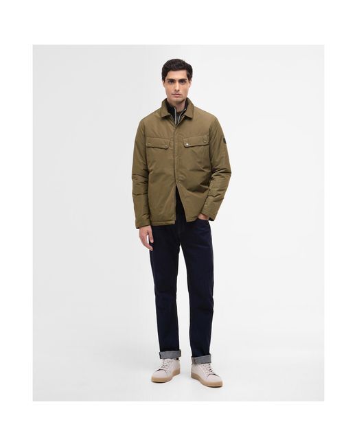 Barbour Green Ariel Overshirt for men