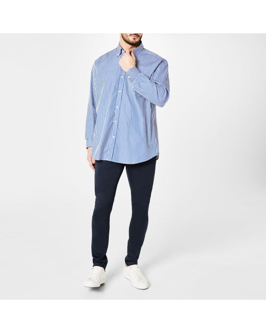 Replay Blue Zeumar Hyperchino Color Xlite Pants for men
