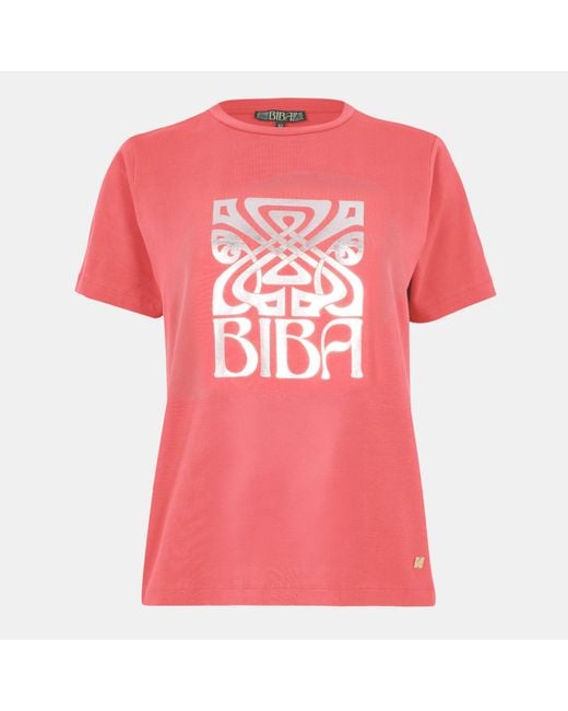 Biba Pink Logo T-Shirt
