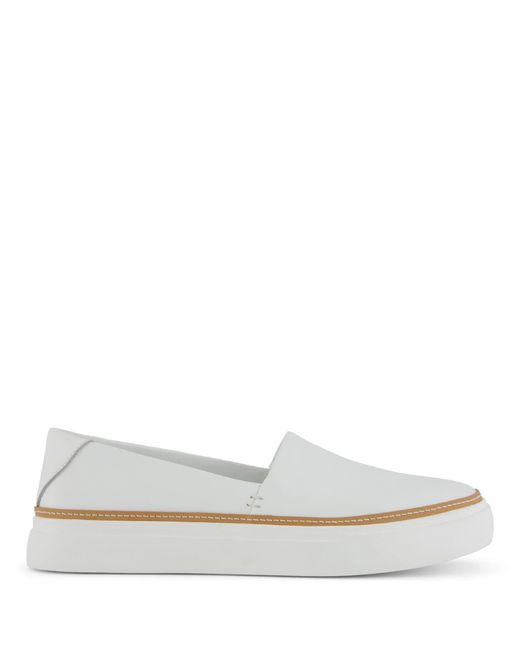 TOMS White Kameron Slip On Shoes