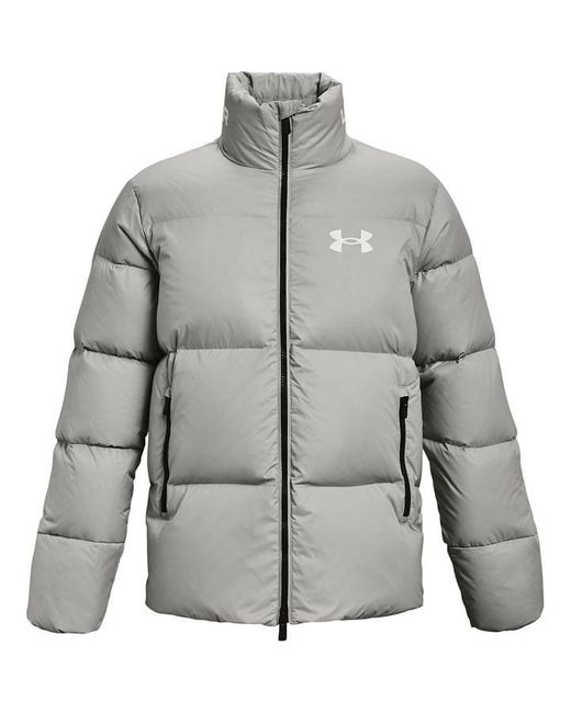Under Armour Gray Armor Down Puffer Sn99 for men