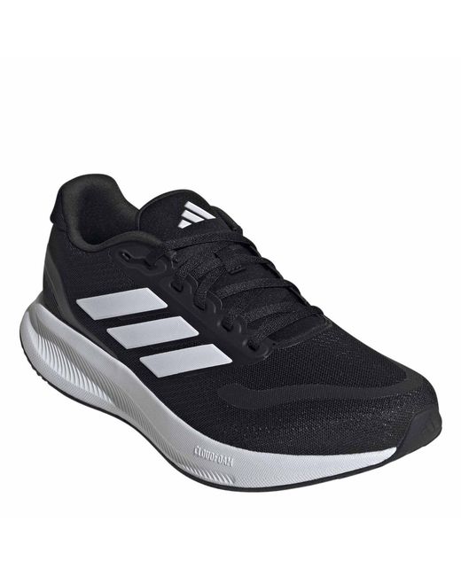 Adidas Black Run Falcon 5 Trainers for men