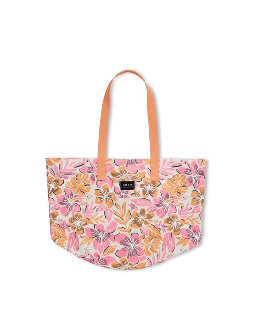 Roxy Pink Mesh Drawstring Bags