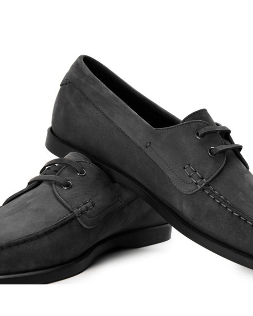 Brioni Black Tube Loafers for men