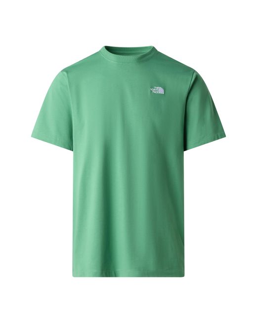 The North Face Green Regular Fit Simple Dome T-Shirt for men
