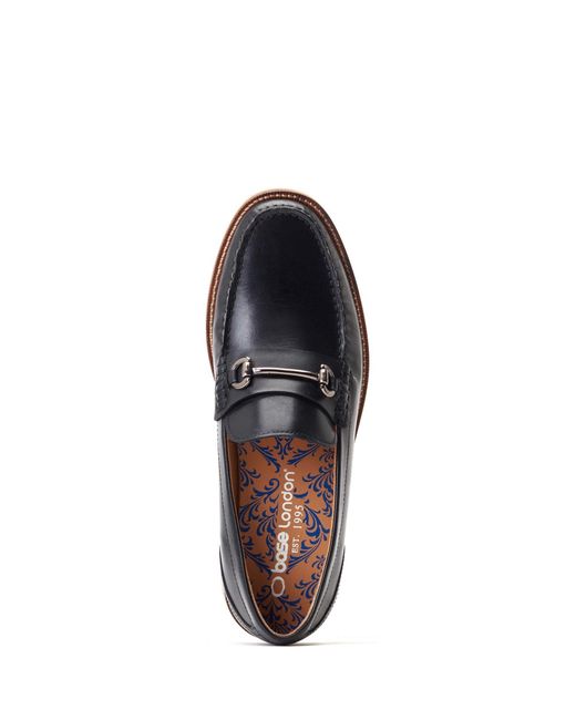 Base London Blue Madison Loafer for men