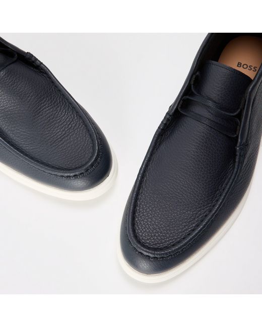 Boss Blue Sienne Desb Chukka Boots for men