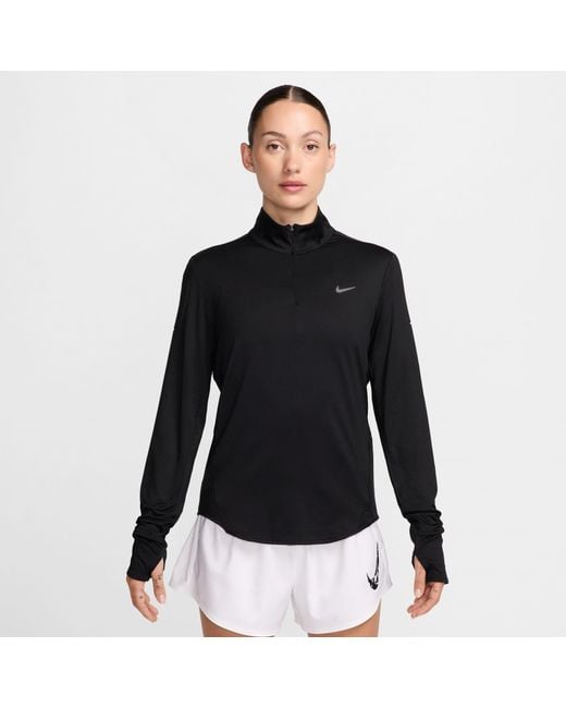 Nike Black Swift 1/4-Zip Running Top
