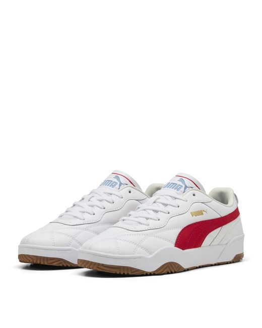 PUMA White Tifosi Lux Low-Top Trainers for men