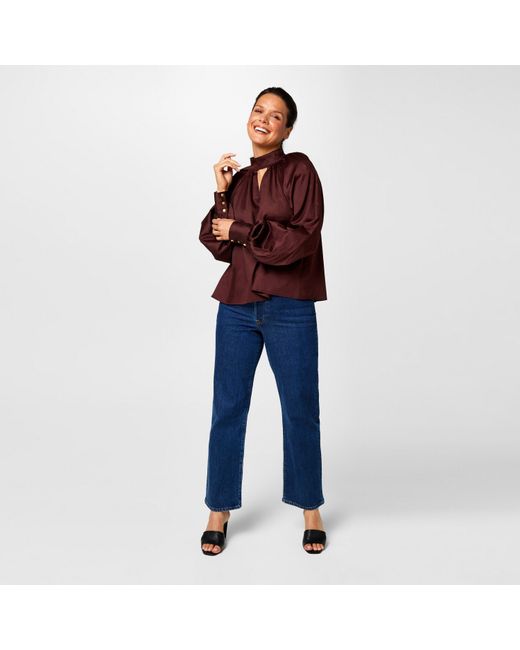 Biba Red Balloon Blouse