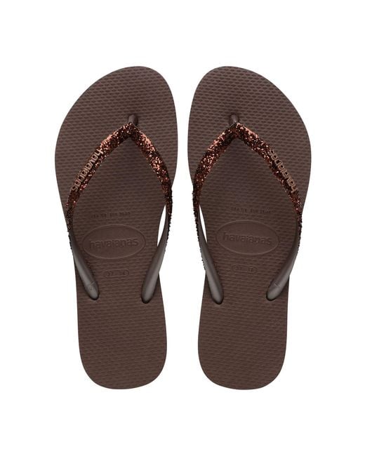 Havaianas Brown Flip Flops