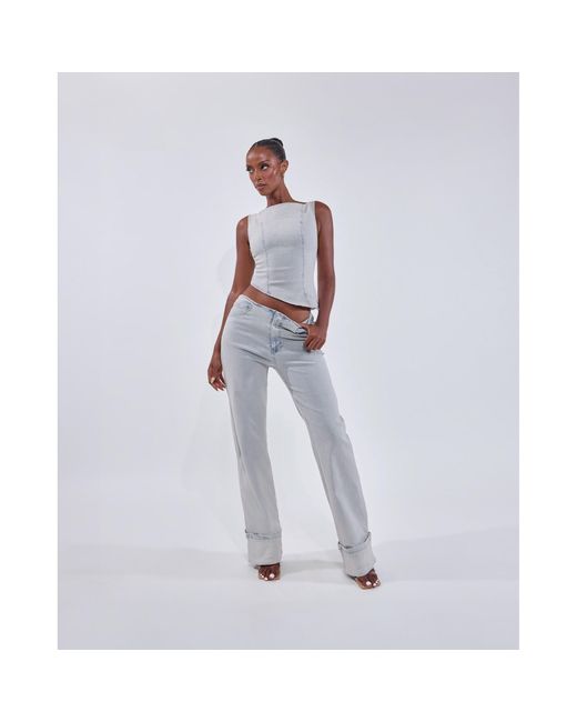 Mars the Label Blue Mika Top