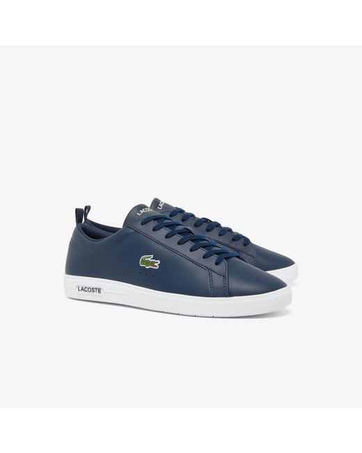 Lacoste Blue S Carnabase Trainers Navy/white 8 for men