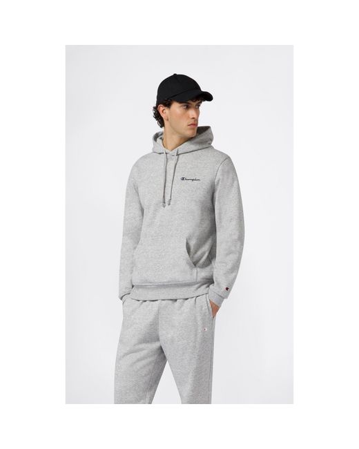 Champion White Icons Fleece Hoodie for men