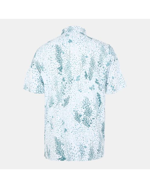 PUMA Blue Short-Sleeve Performance Polo Shirt for men