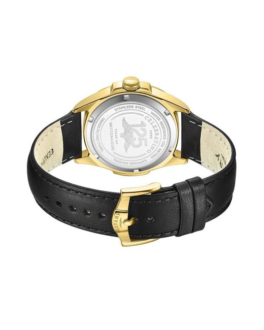 Rotary Metallic Quartz Analogue Watch for men