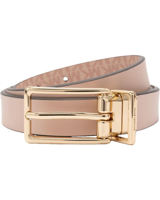MICHAEL Michael Kors Natural Leather Belt