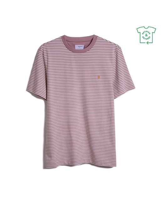 Farah Purple Daytona Short Sleeve T Shirt for men