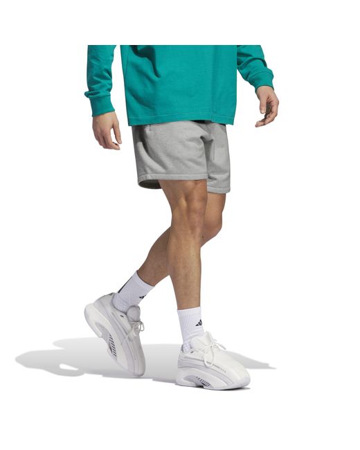 Adidas Gray Basketball Shorts for men