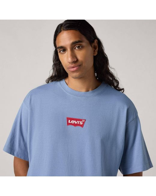 Levi's Blue Batwing Badge T-Shirt for men
