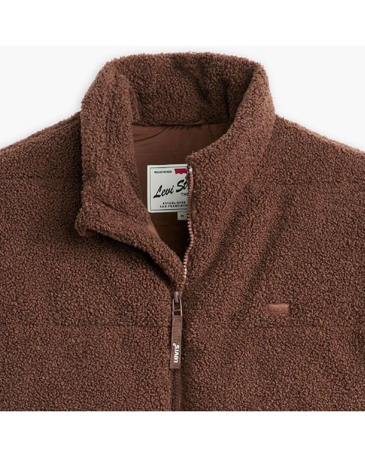 Levi's Brown Levi's Rocky Shrt Puffer for men