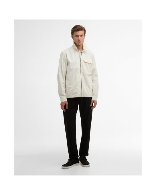 Barbour White Overshirt for men