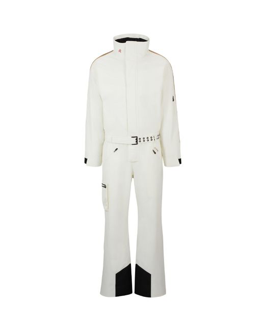 Boss White Waterproof Insulated Ski Suits for men