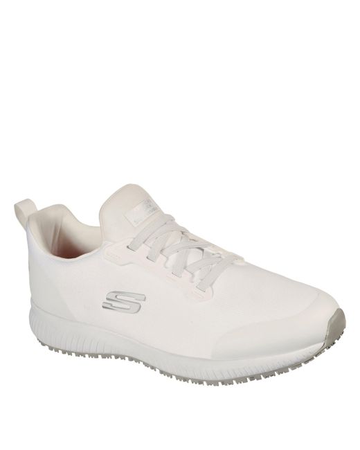Skechers White Slip On Athletic W Resistant Non Shoes for men