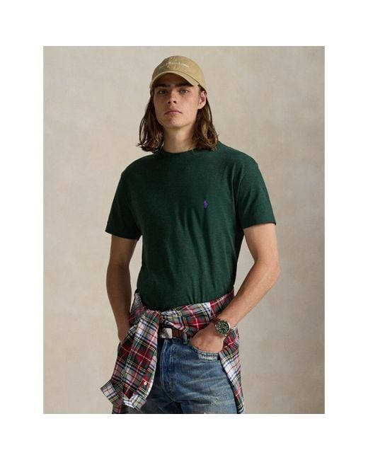 Polo Ralph Lauren Green Regular Fit Custom T-Shirt for men