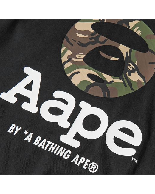 Aape Black T-Shirt for men