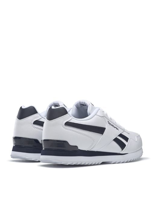 Reebok White Classic Glide Ripple Clip Trainers for men