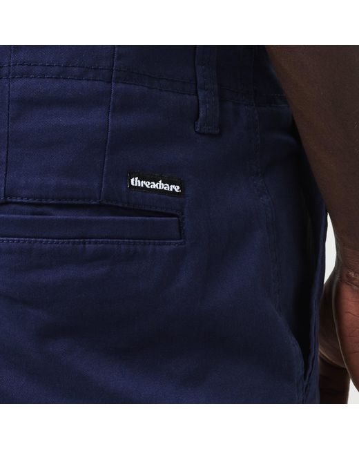 Threadbare Blue Cargo Trousers for men