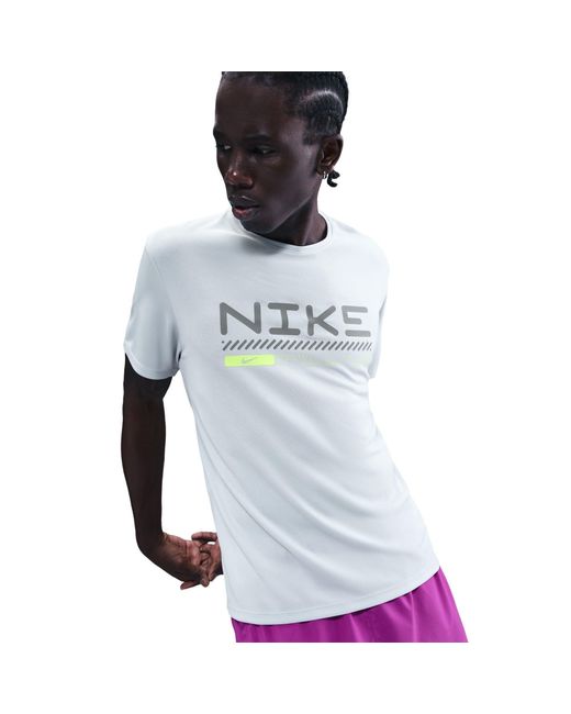 Nike White Wint Miler Tee Sn54 for men